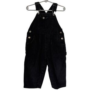 McKids Vintage Corduroy Cargo Overalls 18 months Black 90’s
